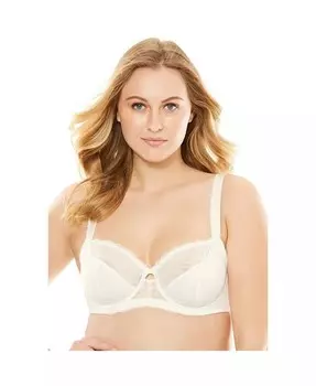 Бюстгальтер на косточках с кружевной отделкой больших размеров Amoureuse, слоновая кость