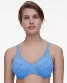 Бюстгальтер на косточках с кружевом Norah line capacity Chantelle, синий индиго