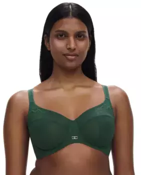 Бюстгальтер на косточках с максимальной поддержкой Origins Chantelle, темно-зеленый
