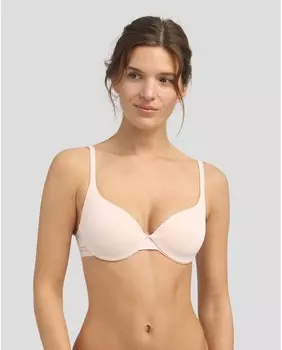 Бюстгальтер на косточках с невидимым эффектом Dim, розовый