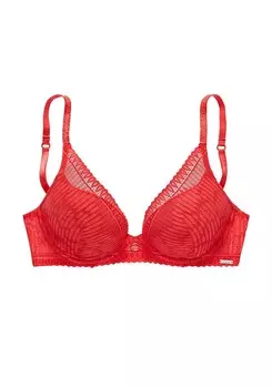 Бюстгальтер на косточках s.Oliver Minimiser Bra, красный