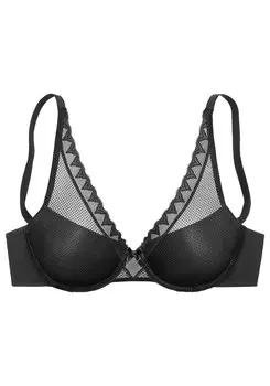 Бюстгальтер на косточках s.Oliver Push-up Bra, черный