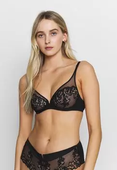 Бюстгальтер на косточках SAGA Simone Prle, черный