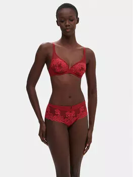 Бюстгальтер на косточках Simone Prle, красный