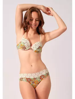 Бюстгальтер на косточках Skiny Schalen-BH, цвет Creme/Orange