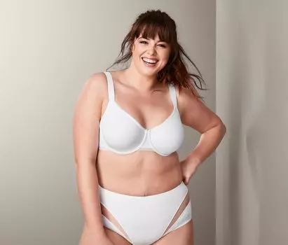 Бюстгальтер на косточках Tchibo, белый