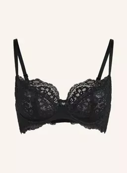 Бюстгальтер на косточках темно-синий Hunkemller, черный