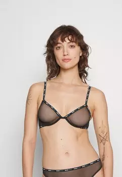 Бюстгальтер на косточках Tommy Jeans, черный