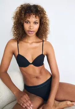 Бюстгальтер на косточках TONAL LOGO Calvin Klein Underwear, черный