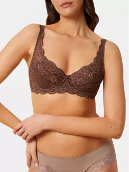 Бюстгальтер на косточках Triumph, коричневый