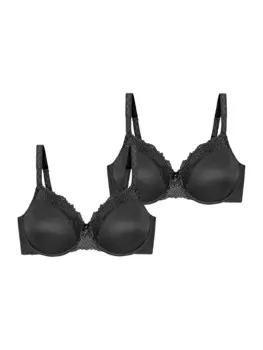 Бюстгальтер на косточках Triumph Ladyform Soft, черный