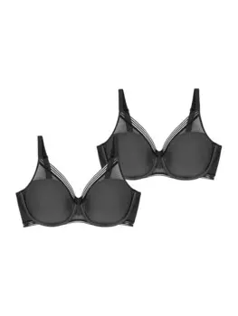 Бюстгальтер на косточках TRIUMPH Minimiser Bra Infinite Sensation, черный