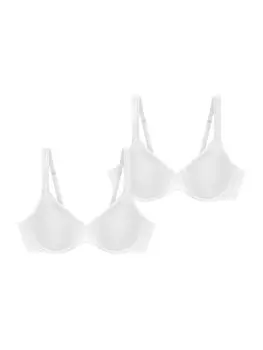 Бюстгальтер на косточках Triumph Modern Soft+Cotton, белый