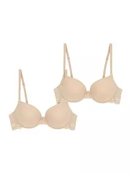 Бюстгальтер на косточках TRIUMPH Push-up Bra Lovely Micro, бежевый
