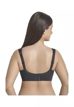 Бюстгальтер на косточках, удобные бретели, дышащий, для женщин ROSA FAIA, черный