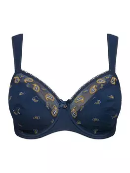 Бюстгальтер на косточках Ulla Popken BH, цвет nachtblau
