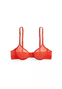Бюстгальтер на косточках UNLINED DEMI BRA POLO RALPH LAUREN, цвет Chilli Rot