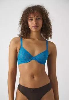Бюстгальтер на косточках UNLINED DEMI Calvin Klein Underwear, синий