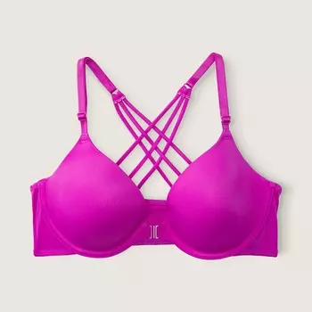 Бюстгальтер на косточках Victoria's Secret Pink Push-up, фуксия