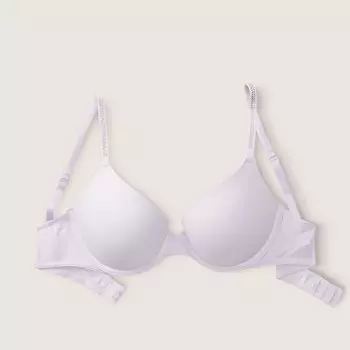 Бюстгальтер на косточках Victoria's Secret Pink Wear Everywhere Push-up, сиреневый