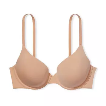 Бюстгальтер на косточках Victoria's Secret The T-shirt Lightly-Lined Full Coverage, бежевый (размер 34D)
