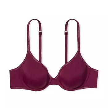 Бюстгальтер на косточках Victoria's Secret The T-shirt Lightly-Lined Full Coverage, вишневый