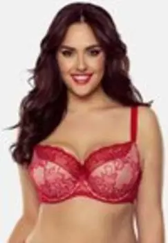 Бюстгальтер на косточках Vivisence, красный