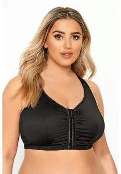 Бюстгальтер на косточках Yours Clothing, черный