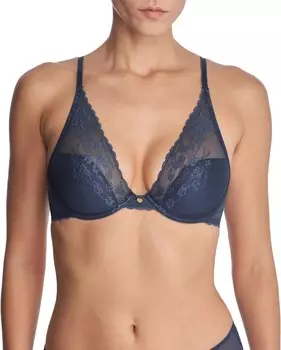 Бюстгальтер Natori Cherry Blossom Convertible Contour Underwire, цвет Night Blue