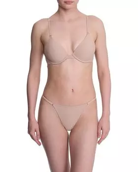 Бюстгальтер Natori Verge Convertible Plunge T-Shirt Bra, цвет Cafe