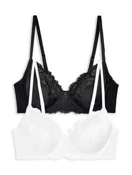 Бюстгальтер Next, черный/белый