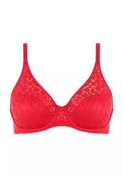 Бюстгальтер Norah на косточках кружево Chantelle, цвет 0yu coquelicot