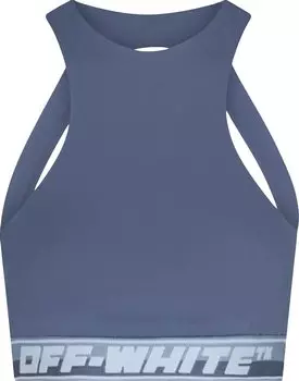 Бюстгальтер Off-White Athletic Logo Band Bra 'Grey', серый