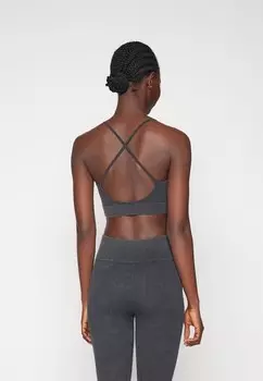 Бюстгальтер ONLLEA SEAMLESS STONE CROSS TOP ONLY, черный
