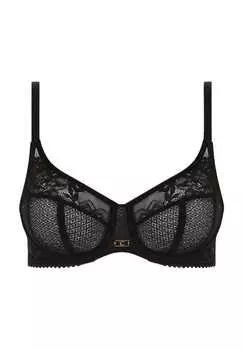 Бюстгальтер Origins на косточках кружево Chantelle, черный
