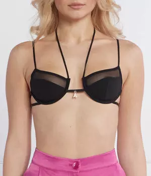 Бюстгальтер Patrizia Pepe, черный