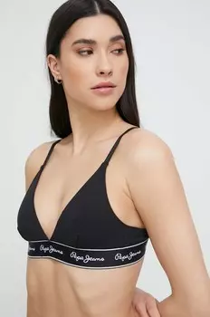 Бюстгальтер Pepe Jeans, черный