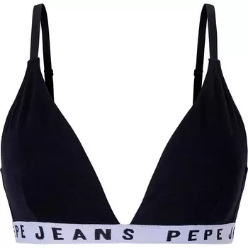 Бюстгальтер Pepe Jeans Logo B, черный