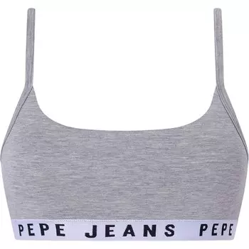 Бюстгальтер Pepe Jeans Logo Stripeslette, серый