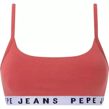 Бюстгальтер Pepe Jeans Solid Stripeslette, красный
