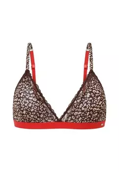 Бюстгальтер Pepe Jeans Triangle Bra, коричневый