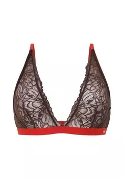 Бюстгальтер Pepe Jeans Triangle Bra LACE, коричневый