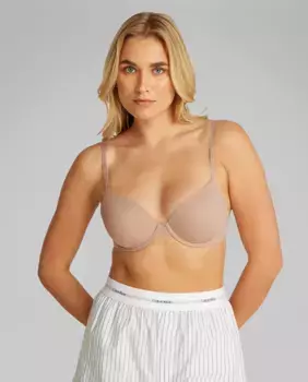 Бюстгальтер PERFECTLY FIT с полным покрытием Calvin Klein, бежевый