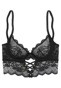 Бюстгальтер PETITE FLEUR GOLD, черный