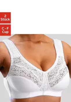 Бюстгальтер Petite Fleur с рельефным рельефом, без косточек, с элегантным кружевом, базовое нижнее белье, белый