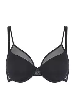Бюстгальтер Pila с кружевными чашками для женщин Passionata, черный