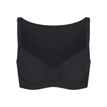 Бюстгальтер полного покрытия разглаживающий спинку SKIMS Fits Everybody, цвет Onyx