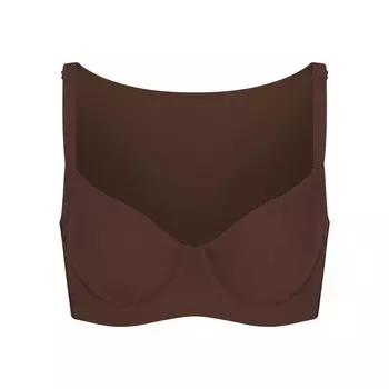 Бюстгальтер полного покрытия разглаживающий спинку SKIMS Fits Everybody, цвет Cocoa