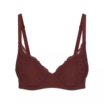 Бюстгальтер полного покрытия SKIMS, цвет oxblood