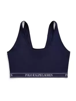 Бюстгальтер Polo Ralph Lauren Bralette Bra Built Up Bralette, темно-синий